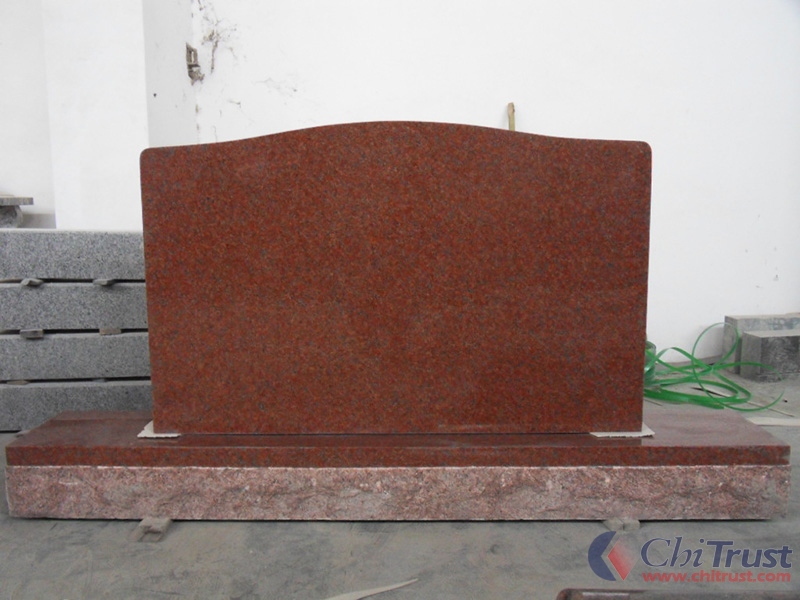 Indian red Headstone