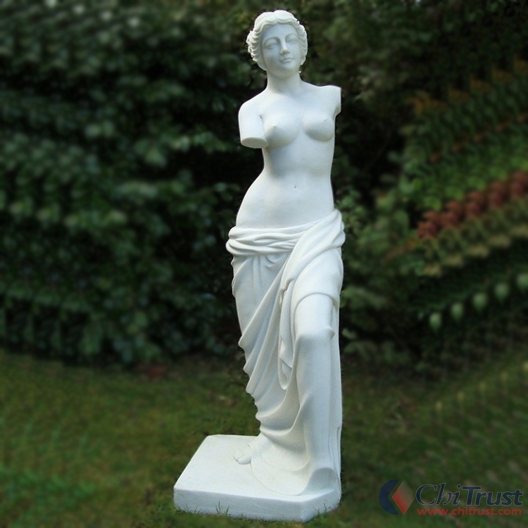 Marble garden figure